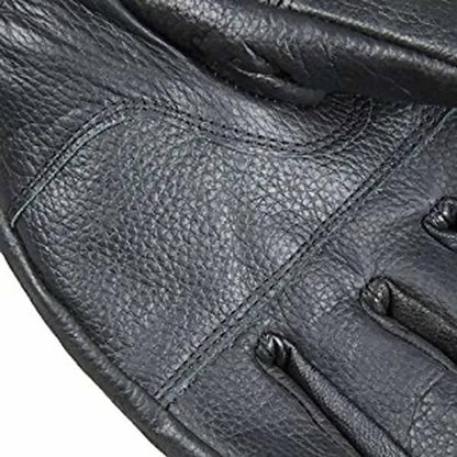 Special Black 1 Pair Leather Snow Proof Winter Gloves - HalfPe