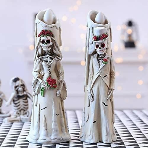 GM Presents Unique Gift Love Never Dies Skeleton Couple Wedding Statue Gift - HalfPe