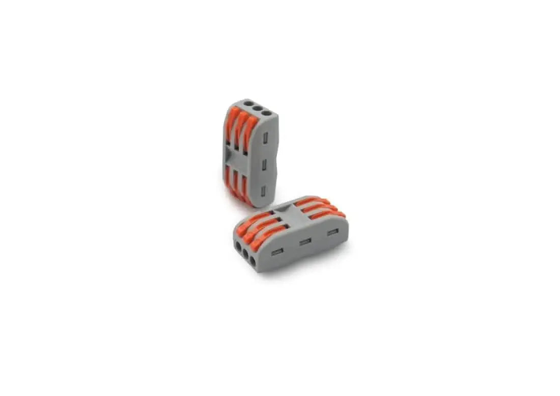 3 way heavy duty cable connector 25a (2 piece) - halfpeapp