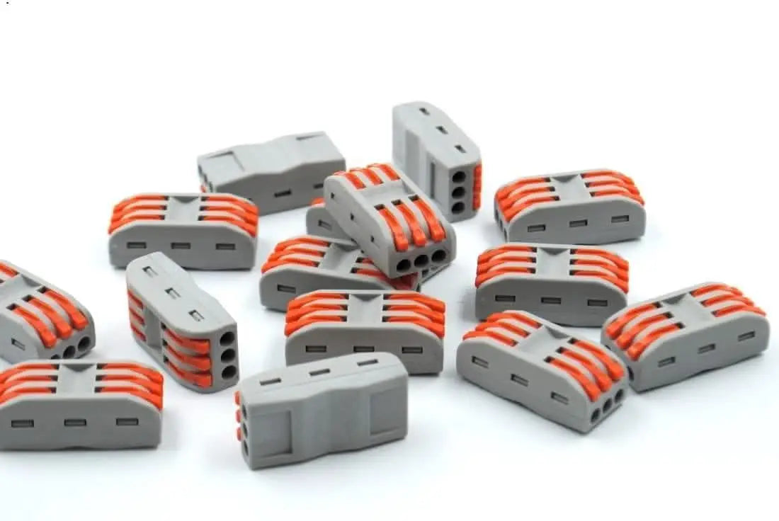 3 way heavy duty cable connector 25a (4 piece) - halfpeapp