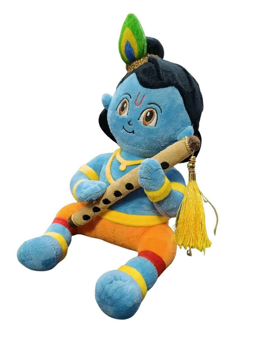 AVSHUB Soft Toy Krishna with Bansuri Teddy (26 cm) - HalfPe