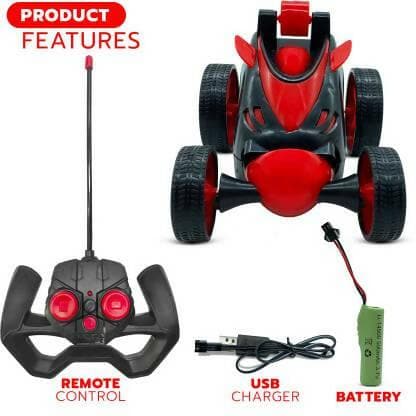 Remote Control Mini Stunt Car 360° Rotation |Chargeable | - HalfPe