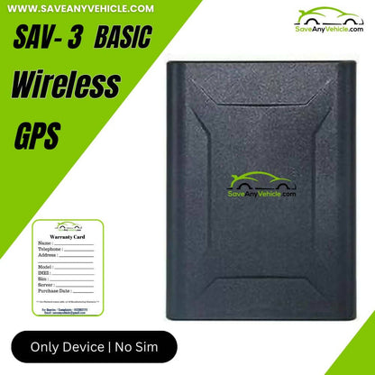 SAVE ANY VEHICLE SAV-3 basic wireless GPS - HalfPe