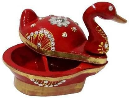 Santarms Kumkum Box for puja Items use as sindoor dani - HalfPe