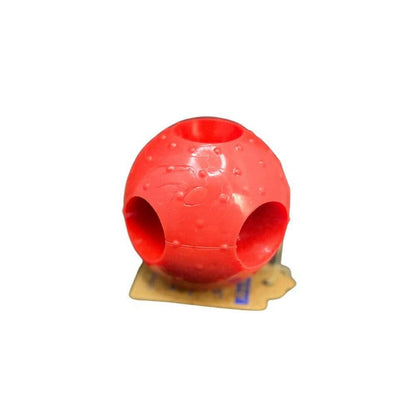 PlayPets Non-toxic Rubber Dog Chew Ball (3 Holes) - HalfPe