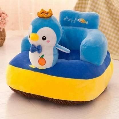 AVSHUB Baby Sofa Seat Chair Soft Cushion Baby Sofa Chair Penguin Shape Baby - HalfPe