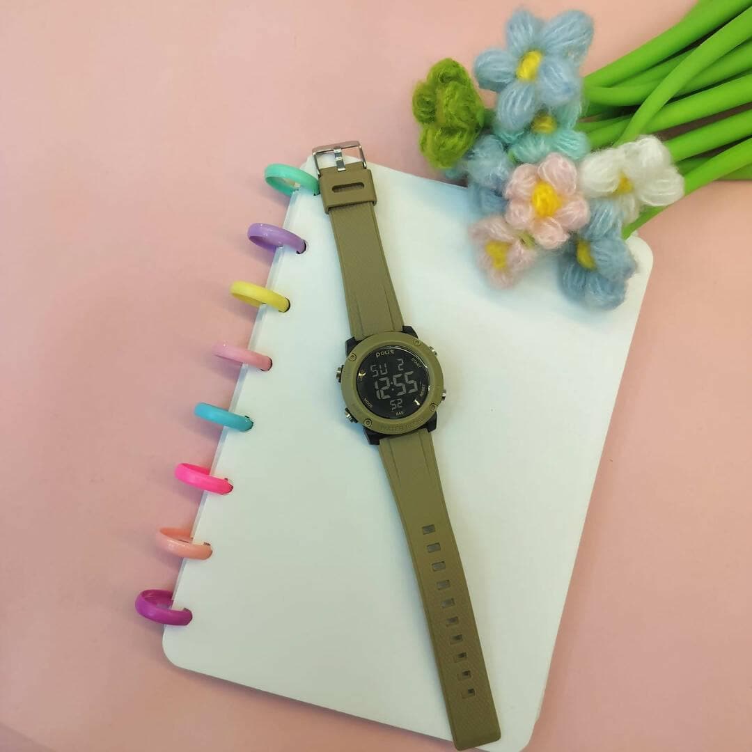 Elegant Wristwatch (Mustard) - HalfPe