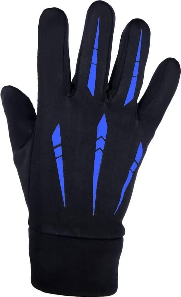 Waterproof Winter Outdoor Gloves Athletic Touch Screen Gloves Riding Gloves BLUE Riding Gloves (Blue) - HalfPe