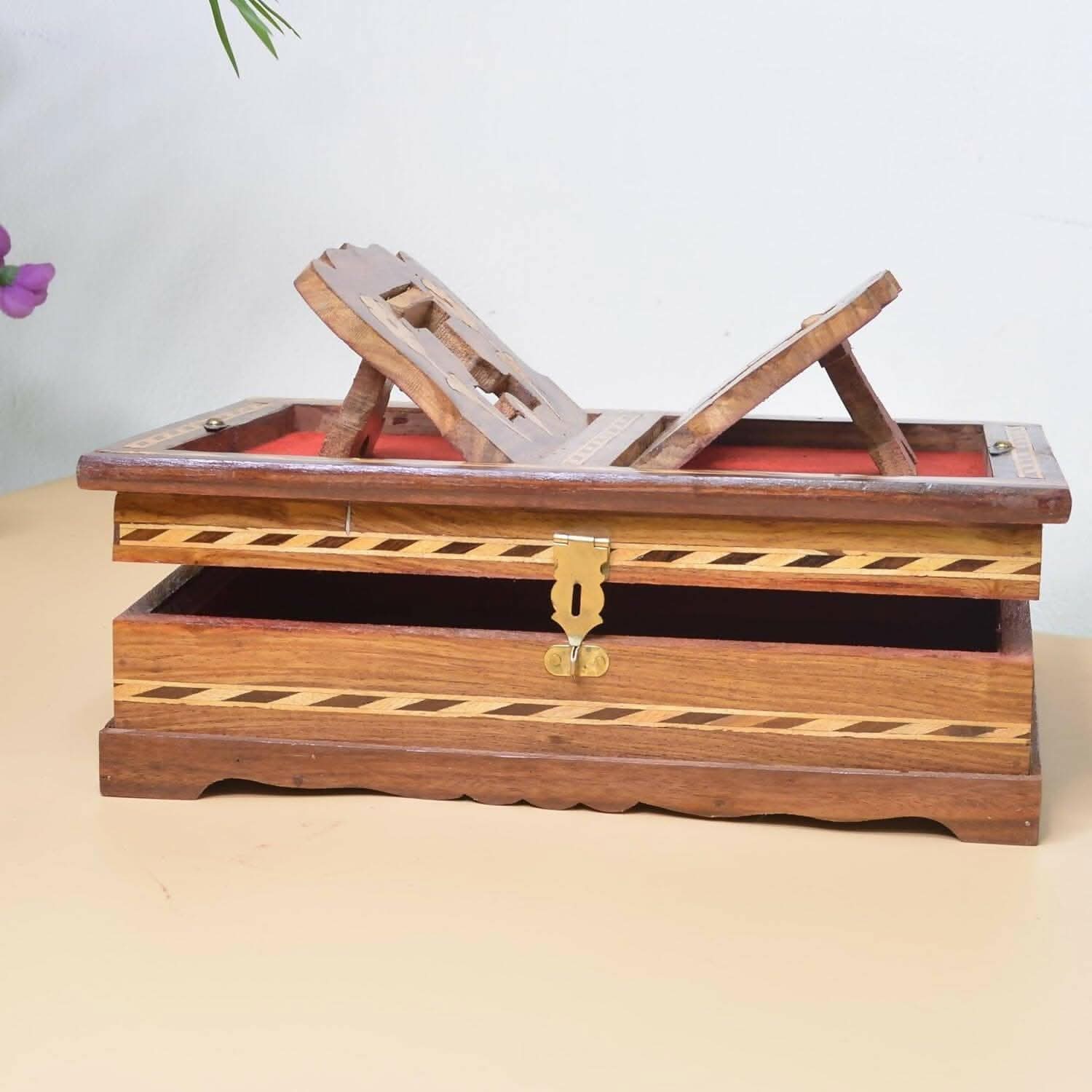 Santarms Wooden Holy Book Stand - HalfPe