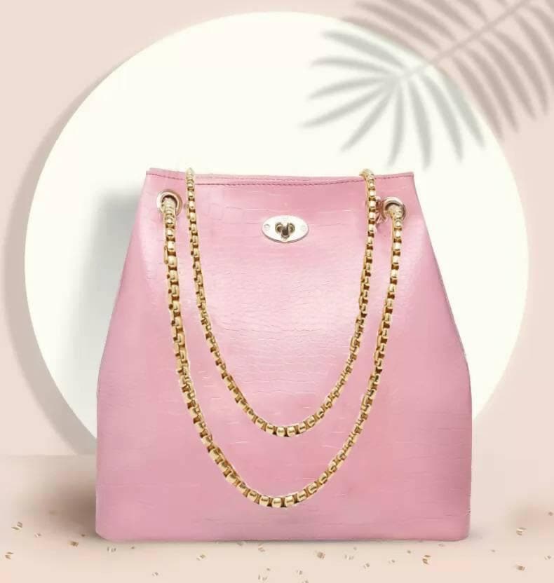 Women Pink Handbag - HalfPe