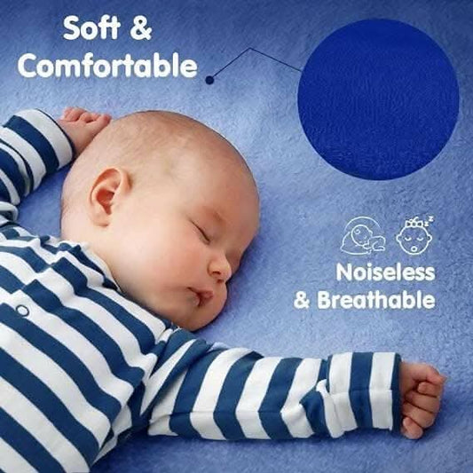 Mattress protector waterproof sleep mattress protector double bed king size (72 x 72 inchs royal blue) - HalfPe