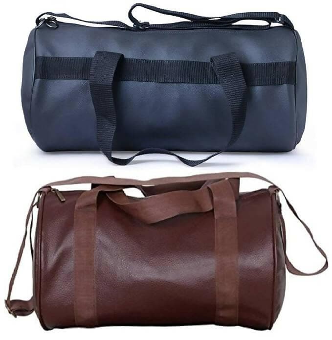 gym bags black and brown(Combo of 2) - HalfPe