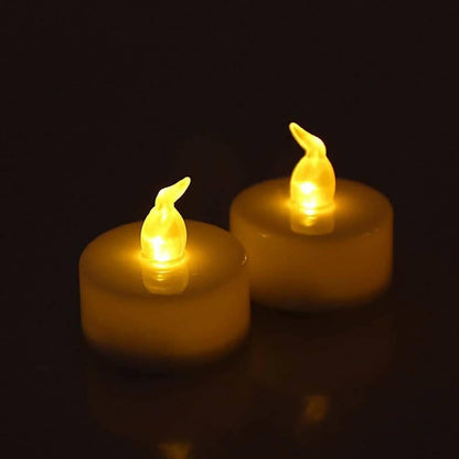 UDHWANI by Kakkumal Govindram Flameless Candles LED Candles Electronic Candles (Pack of 10) - HalfPe