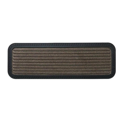 Mats Avenue Polypropylene and Rubber Striped Patterned Step and Stair Door Mat (25 X 75 CM) (Brown) - HalfPe