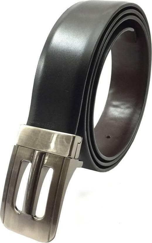 SAGIR ITALIAN LEATHER Men Casual Black Artificial Leather Belt - HalfPe