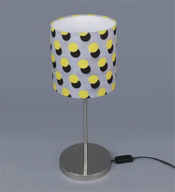 Yellow Polka Lamp - HalfPe