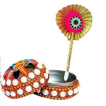 Santarms Handmade Kumkum Box (pack of 2+1 ) - HalfPe