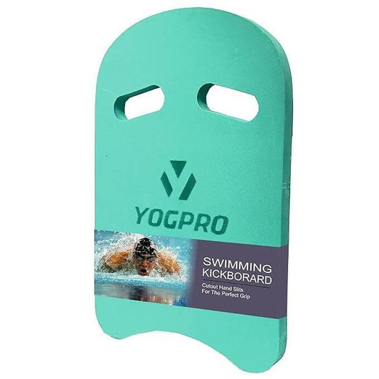 Yogpro Kick Board for Swimming Sports Swimming Floats for Adults-KidS (2 Hole, SEA Green) - HalfPe