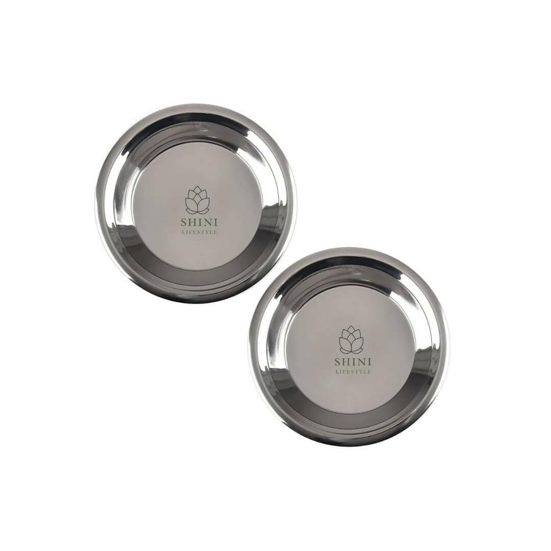 SHINI LIFESTYLE Stainless Steel Atta Parat, Steel parat for Kitchen (1) - HalfPe