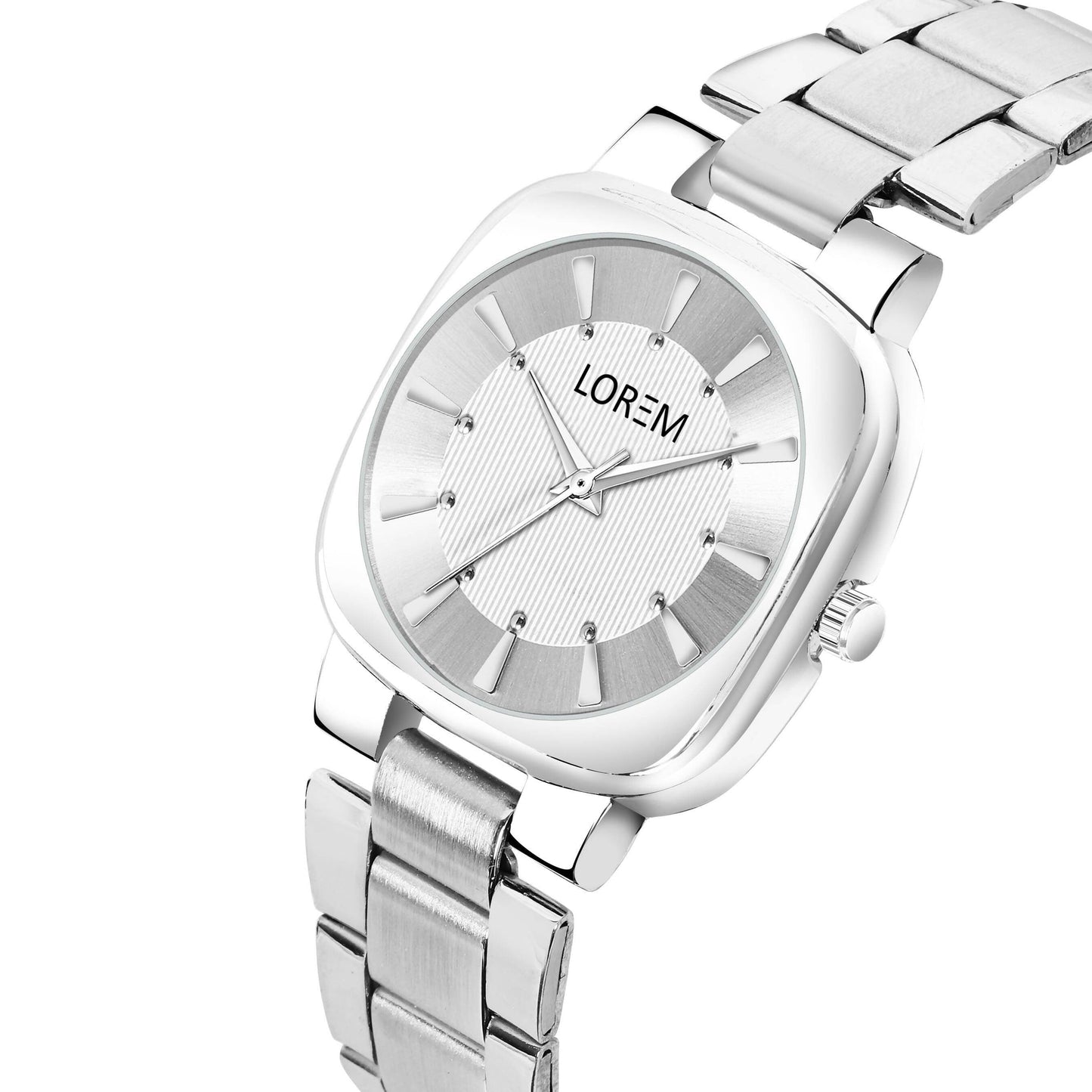 LOREM White Professional Analog Watch For Women LR299 - HalfPe