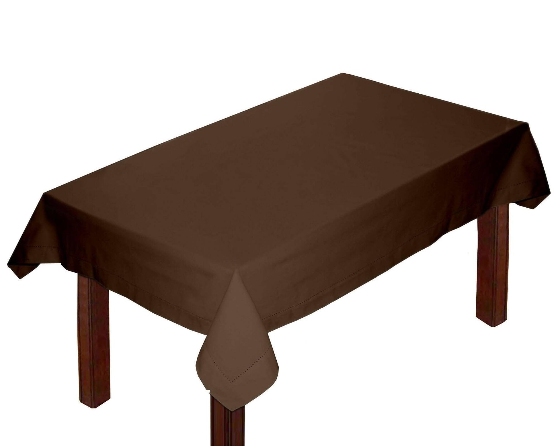 Lushomes center table cover, Cotton Brown Plain Dining Table Cover Cloth, center table cover, table cover for centre table (Size 36 x 60 Inches, Center Table Cloth) - HalfPe