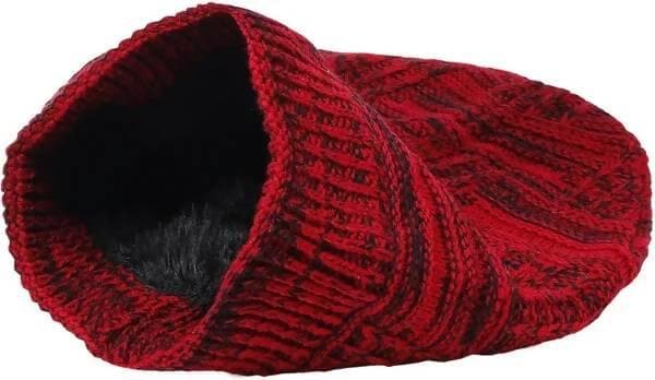 Winter Cap For unisex (Red) - HalfPe