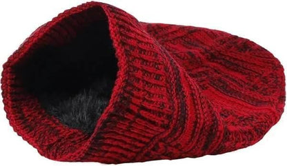 Winter Cap For unisex (Red) - HalfPe