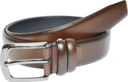 Casual Brown Genuine Leather Belt - HalfPe