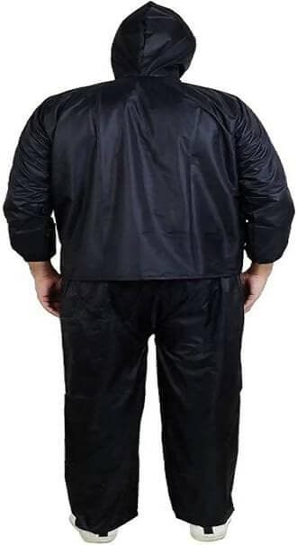 Blue or Black Men's Raincoat (Jacket and Pant, Size L) - HalfPe