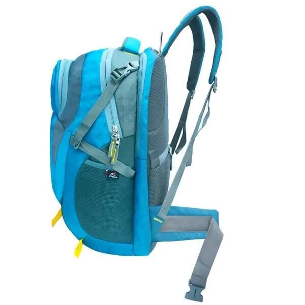 Laptop Backpack Nylon Travel Water Resistant Slim Durable Computer Book Bag Tracking (Sky Blue)  - HalfPe