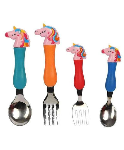 Unicorn Tableware Spoon Fork Set - HalfPe