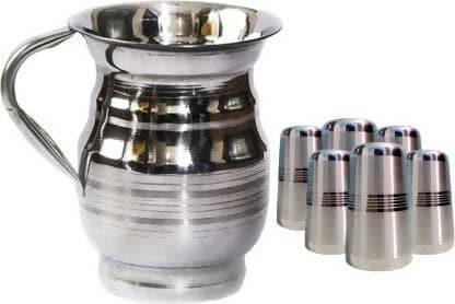 SHINI LIFESTYLE Stainless Steel Jug or Glass combo - HalfPe