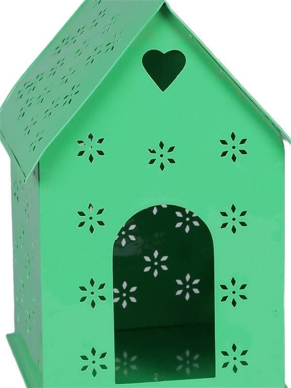 Hut Shape Bird House Green - HalfPe