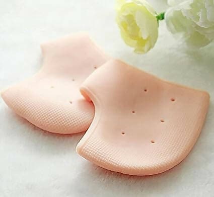 Anti Crack Silicone Half Gel Heel And Foot Protector Moisturizing Socks for Foot Care for Women - HalfPe