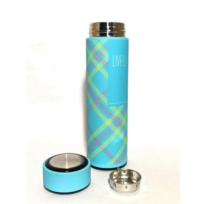 Steel Slim Thin Vacuum Insulated Thermos Bottle for Sports Straight - HalfPe