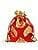 MANTOUSS Diwali Dry Fruit Red Designer Potli-Almond + 2 Cute diyas - HalfPe