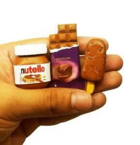 Chocolate 3D Miniature Food Fridge Magnet - HalfPe