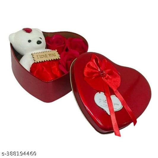 Gift Box for Valentine's Day or Anniversary (Size 12 CM) Red Color - HalfPe