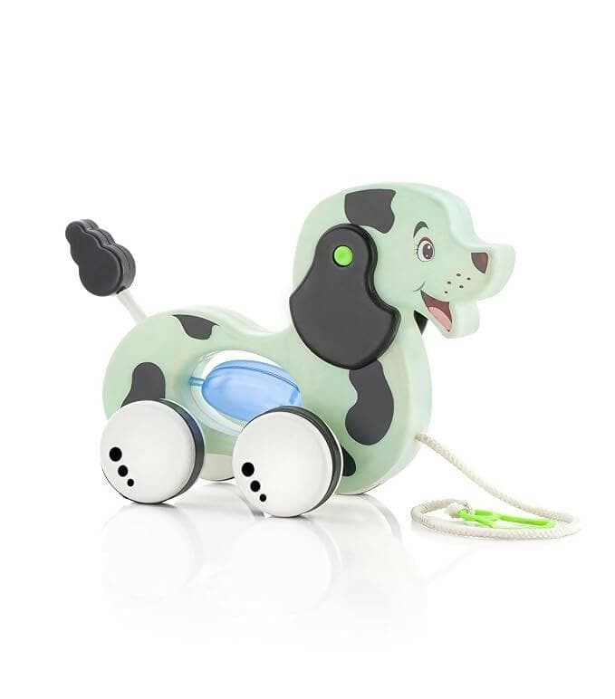 ZUDO Pull Along Toddler Toy (dog) - HalfPe