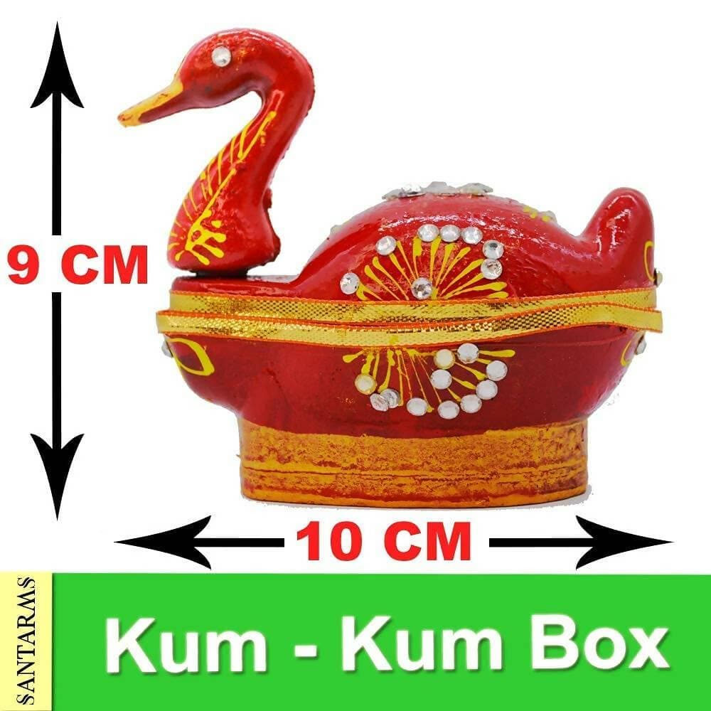 Santarms Kumkum Box for puja Items use as sindoor dani - HalfPe