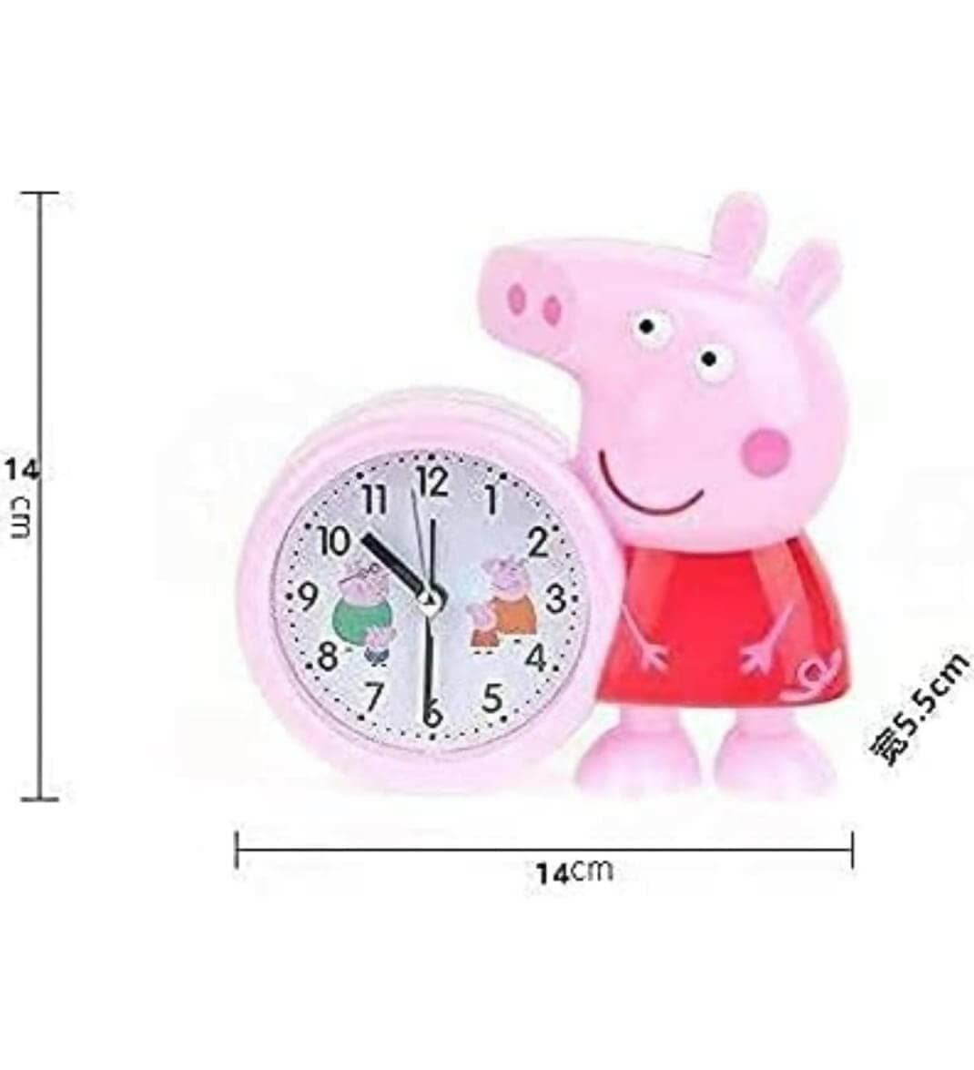 Peppa Pig Trin Trin Clock – Playful Kids’ Room Decor - HalfPe