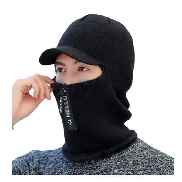 Balaclava Zipper Face Mask For Cold Weather - HalfPe