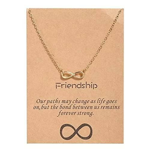 Pinapes Stylish Infinity Pendant in Gold-Plating for Women & Girls – Ideal for Parties (Pack of 2) - HalfPe