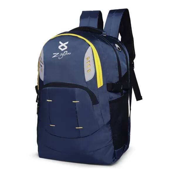 Laptop Backpack Ergonomic Design With Multiple Compartments 40 L Backpack (Navy Blue)  - HalfPe