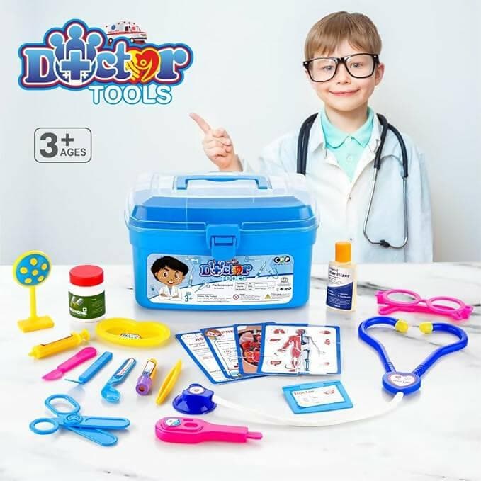 ZUDO Doctor’s Kit Play Set ( 20 Toy) - HalfPe