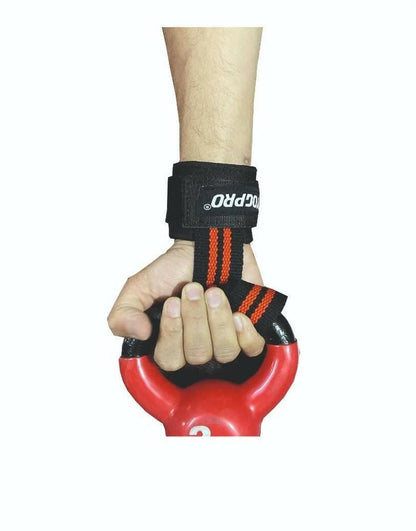 Yogpro Neoprene Pads Secure The Lifting Strap In The Proper Position With Wrist Support For Men & Women - HalfPe