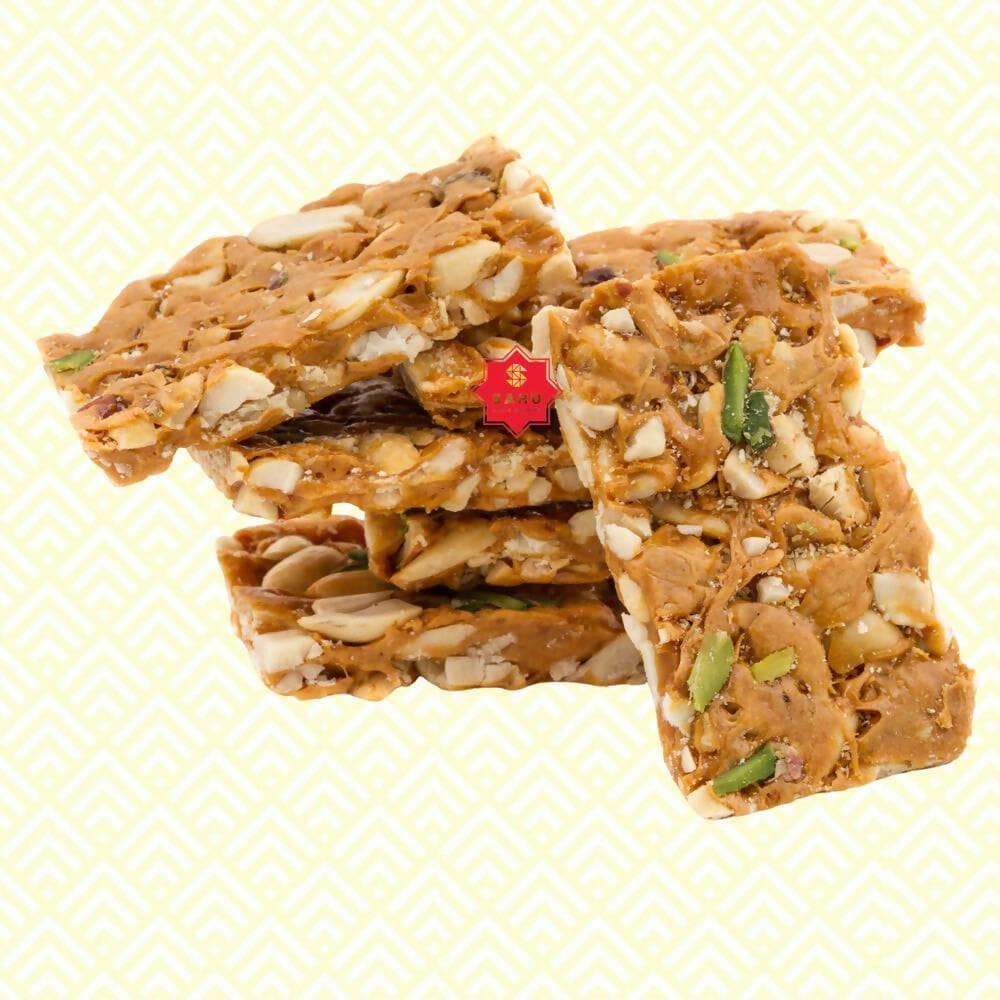 Sahu Gajak Bhandar Peanut Chikki 250 Grams - HalfPe