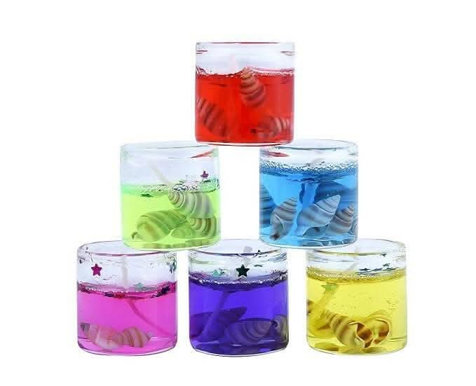 Mantouss Return Gift Diwali Chocolate Box + 2 Gel Filled Glass Candle, Diwali Greeting Card and Rangoli Colours - HalfPe