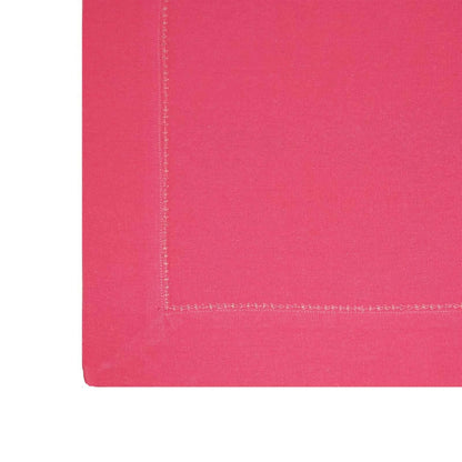 Lushomes center table cover, Cotton Pink Plain Dining Table Cover Cloth, center table cover, table cover for centre table (Size 36 x 60 Inches, Center Table Cloth) - HalfPe