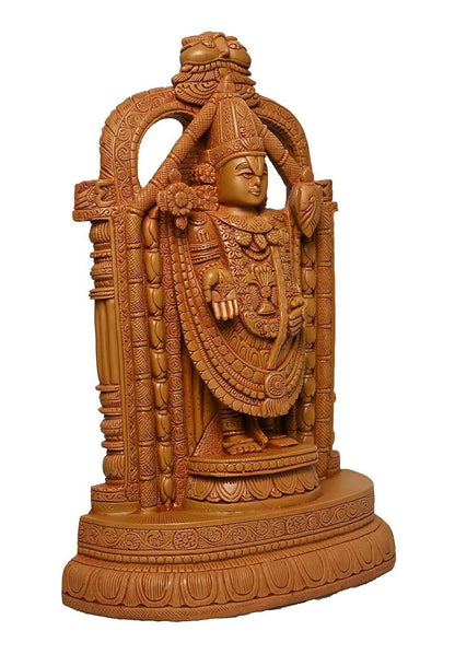 KariGhar Polyresin Lord Venkateswara Balaji Vishnu Idol Perfect for Home - HalfPe